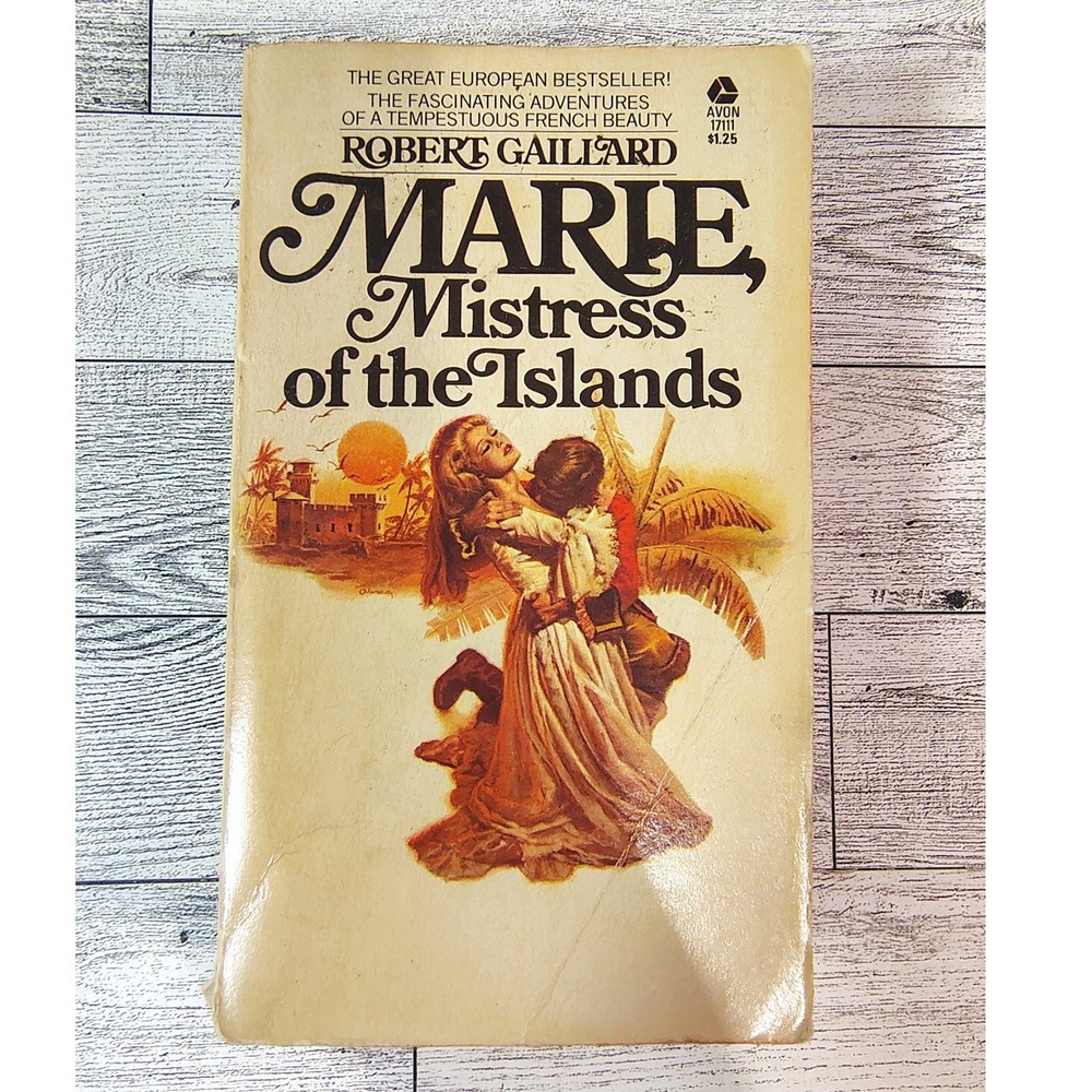 Marie Mistress of the Islands Robert Gaillard 1973 Vintage Paperback Romance